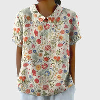 Floral Blouse for Women UK – Smart Casual Office Brunch Holiday Wear
