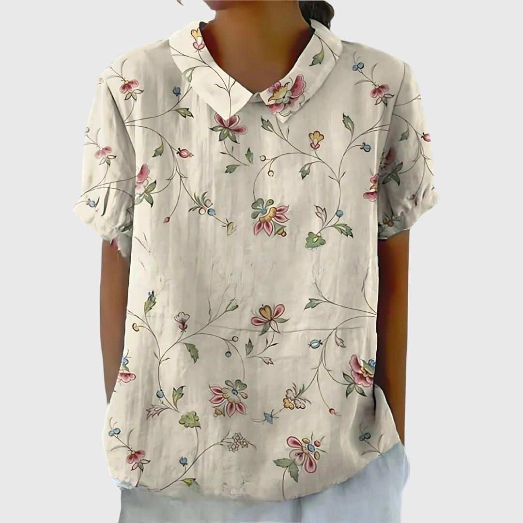 Floral Blouse for Women UK – Smart Casual Office Brunch Holiday Wear