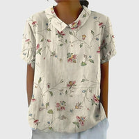 Floral Blouse for Women UK – Smart Casual Office Brunch Holiday Wear