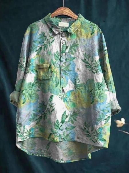 Floral Blouse for Women UK – Smart Casual Office Brunch Holiday Wear