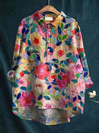 Floral Blouse for Women UK – Smart Casual Office Brunch Holiday Wear