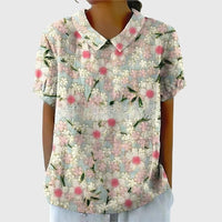 Floral Blouse for Women UK – Smart Casual Office Brunch Holiday Wear