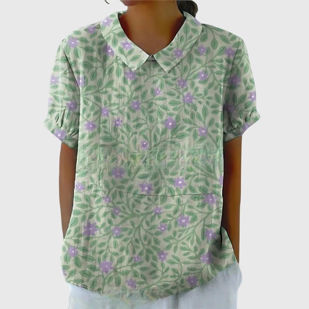 Floral Blouse for Women UK – Smart Casual Office Brunch Holiday Wear
