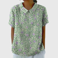 Floral Blouse for Women UK – Smart Casual Office Brunch Holiday Wear