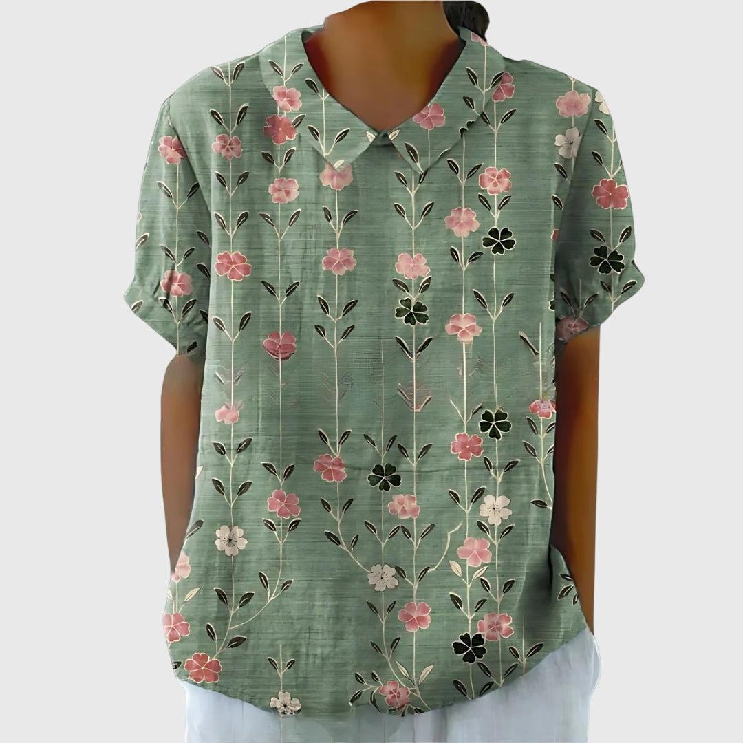 Floral Blouse for Women UK – Smart Casual Office Brunch Holiday Wear