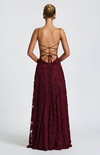 Floral Print Long Dress with Thin Straps Women UK – Wedding Guest Garden Party Evening Gown, Resort Holiday