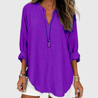 Flowy White Beach Shirt for Women UK – Holiday Wear Brunch Smart Casual