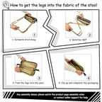 Foldable Backpack Stool – Camping, Travel