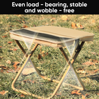 Foldable Backpack Stool – Camping, Travel