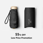 Foldable Mini Umbrella Solara – UV Protection, Wind Resistant – Travel, Outdoor