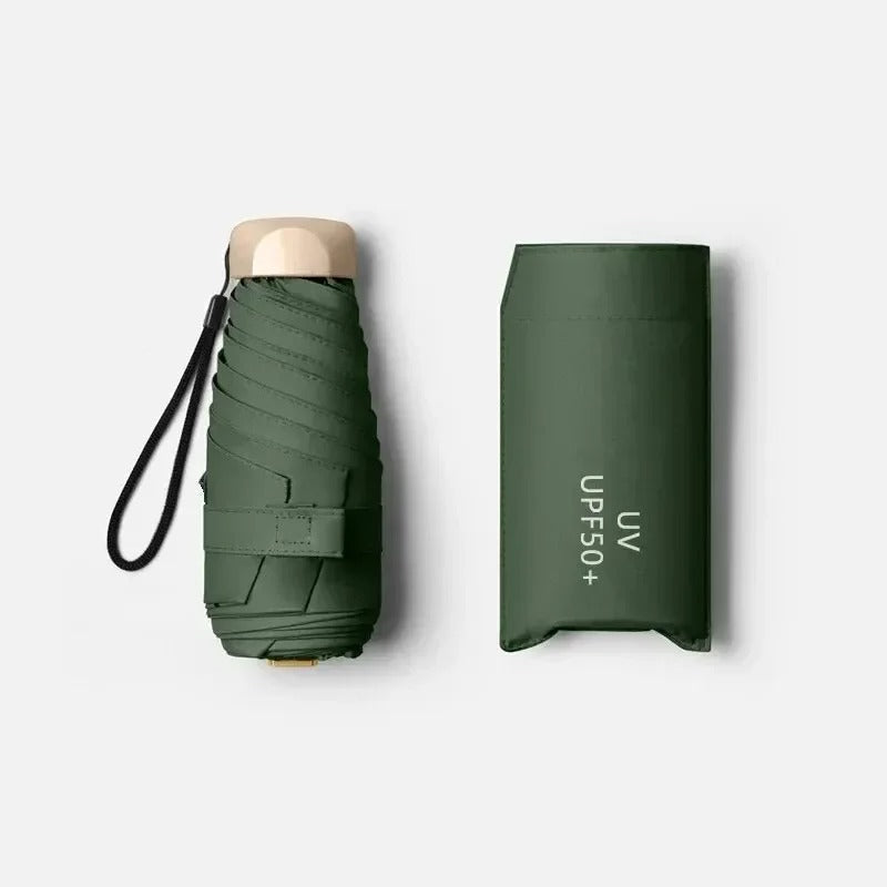 Foldable Mini Umbrella Solara – UV Protection, Wind Resistant – Travel, Outdoor