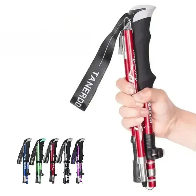 Foldable Trekking Pole Aluminum – Hiking, Camping