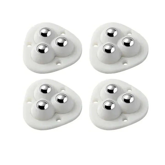 Furniture Mover Wheel Rollers | Self-Adhesive, Full Rotating – Easy Moving, Home Organization