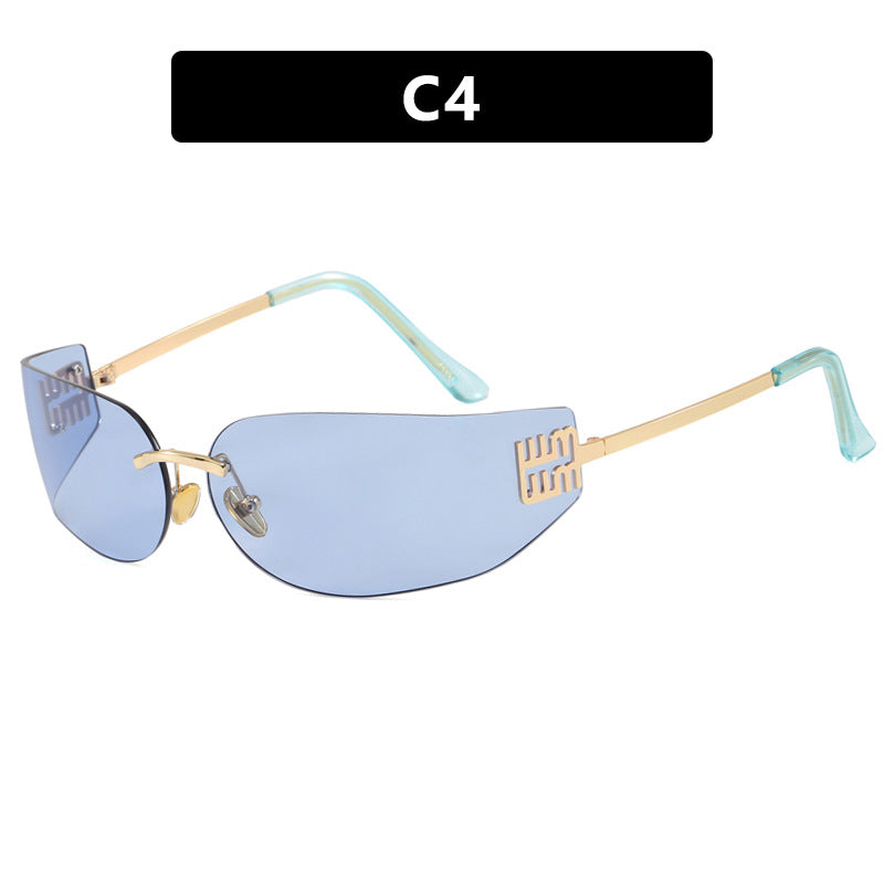 Futuristic Designer Sunglasses with UV Protection – Fashion, Outdoor