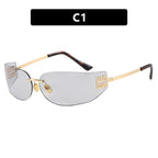 Futuristic Designer Sunglasses with UV Protection – Fashion, Outdoor