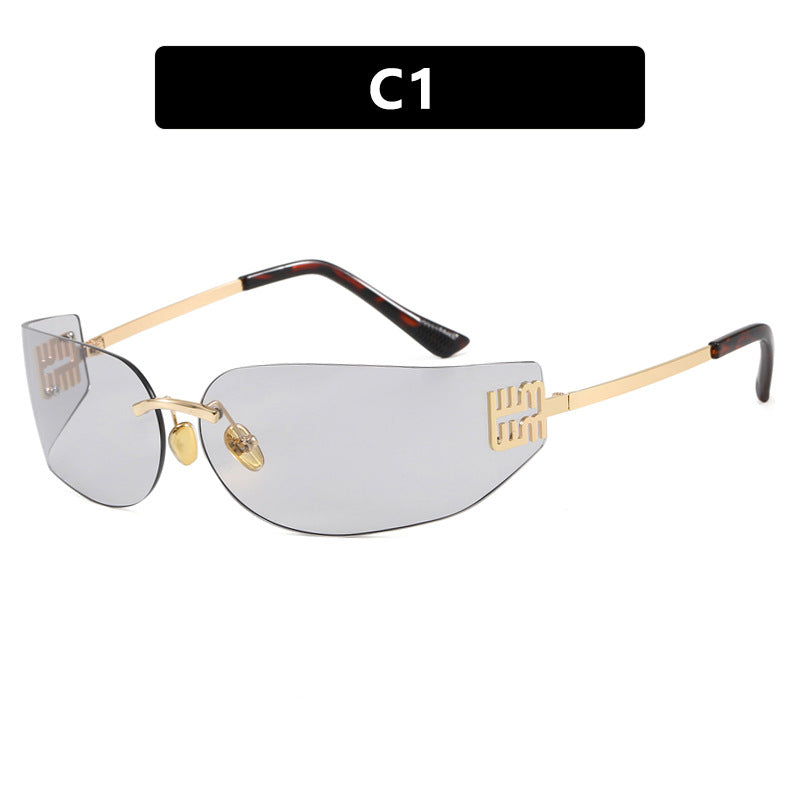 Futuristic Designer Sunglasses with UV Protection – Fashion, Outdoor