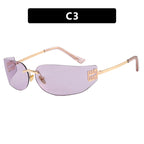 Futuristic Designer Sunglasses with UV Protection – Fashion, Outdoor
