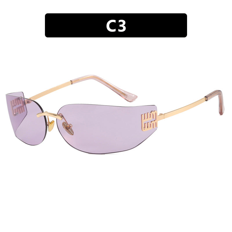 Futuristic Designer Sunglasses with UV Protection – Fashion, Outdoor