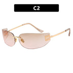 Futuristic Designer Sunglasses with UV Protection – Fashion, Outdoor