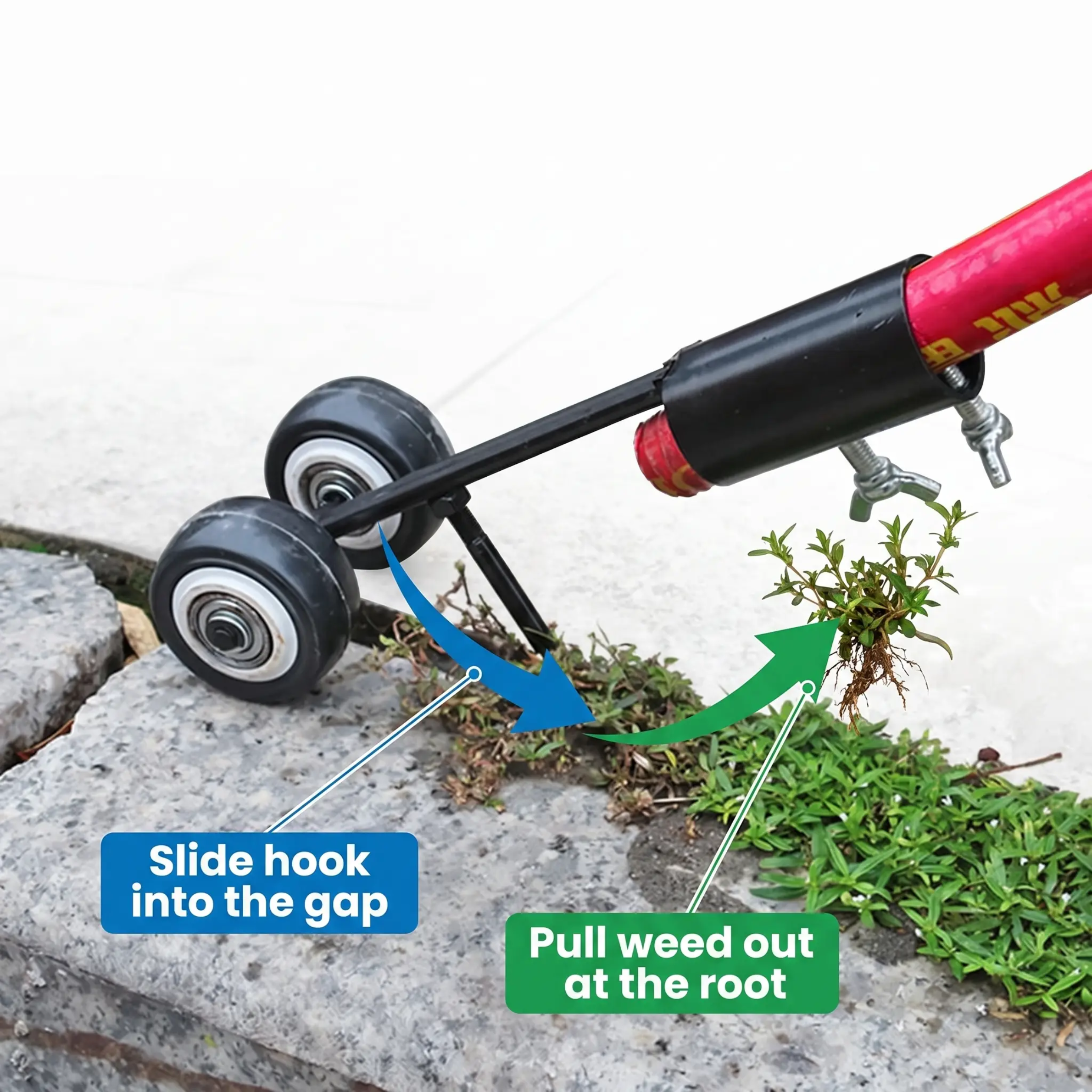 Gap Weeder Tool | Strong Design for Easy Weed Removal – Garden, Outdoor