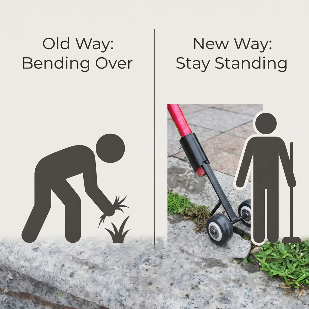 Gap Weeder Tool | Strong Design for Easy Weed Removal – Garden, Outdoor