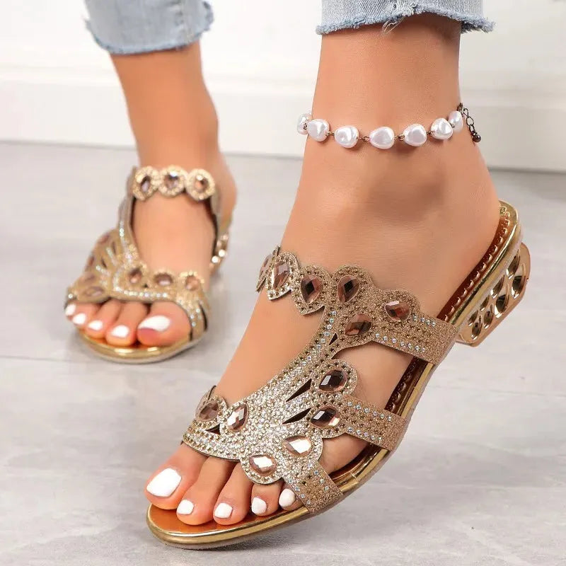 Glamour Stylish Sandals Women UK – Evening Holiday Wear, Smart Casual Footwear