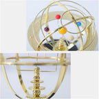 Grand Orrery Model Handcrafted Mechanical Brass Solar System Replica – Home Decor, Gift