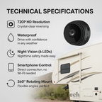 HD Wireless Backup Camera with Night Vision – RVs, Trucks, Trailers