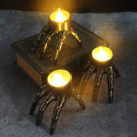 Halloween Decorations: Flameless LED Battery Candles in Skeletal Hand Shape
