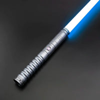 Halloween Laser Toy Sword with RGB LED Blade & Metal Handle – Costume Parties, Trick or Treat
