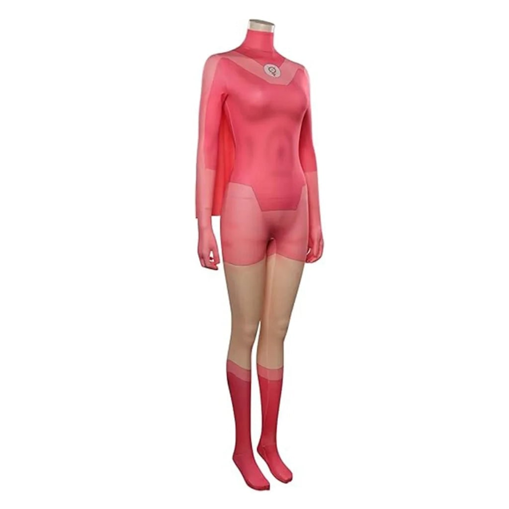 Halloween Superheroine Cosplay Costume, Women's Bodysuit with Cape – Parties, Events