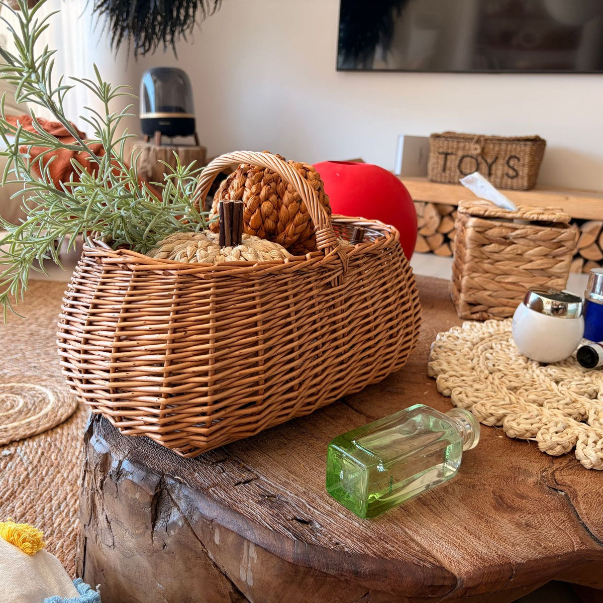 Handcrafted Storage Basket – Organizing, Home Decor