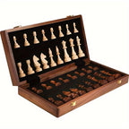 Handcrafted Wooden Chess Set – Competitive Play, Gift