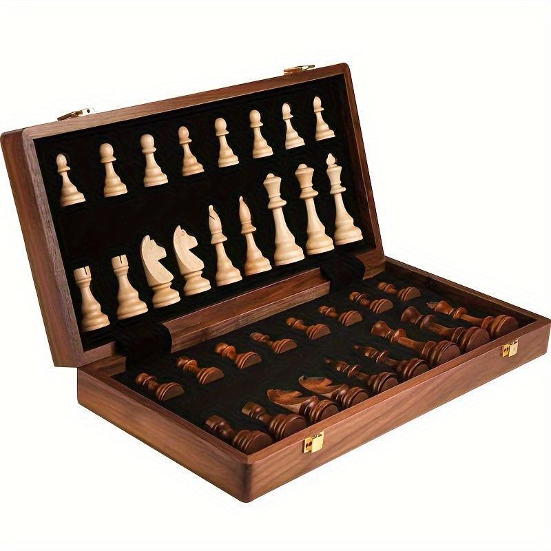 Handcrafted Wooden Chess Set – Competitive Play, Gift