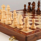 Handcrafted Wooden Chess Set – Competitive Play, Gift