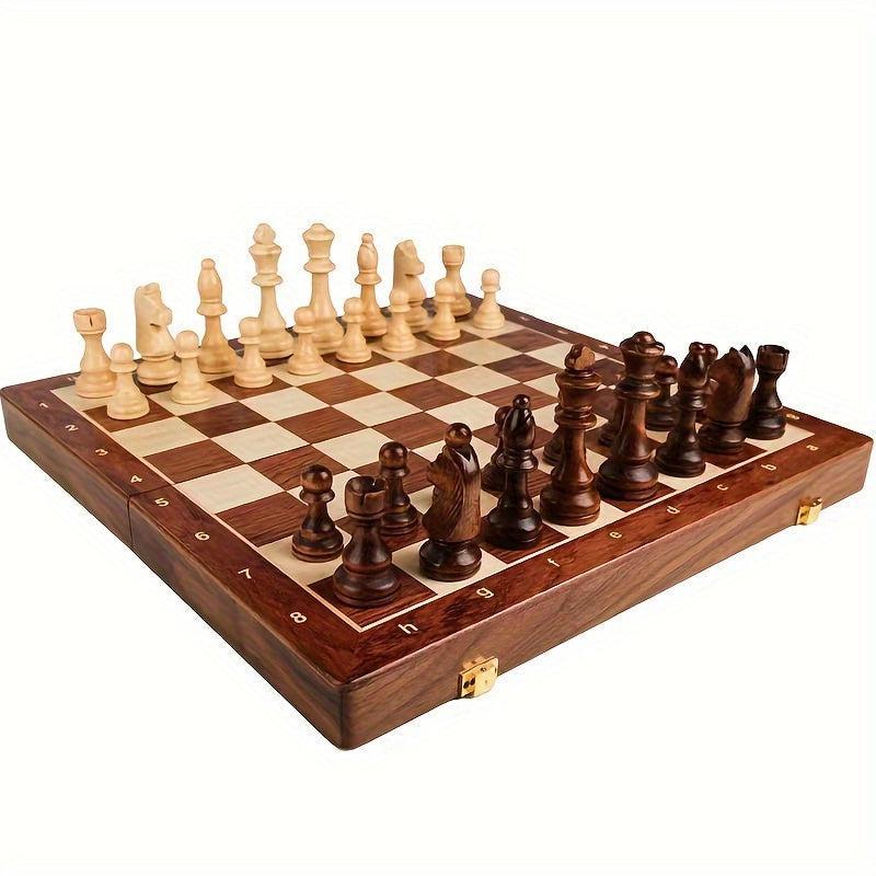 Handcrafted Wooden Chess Set – Competitive Play, Gift