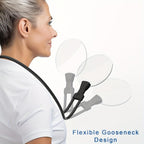 Hands-Free Magnifying Glass 5X with Neck Strap – Reading, Hobby