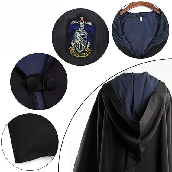 Harry Potter Costume Cloak & Wand – Halloween, Dress-Up
