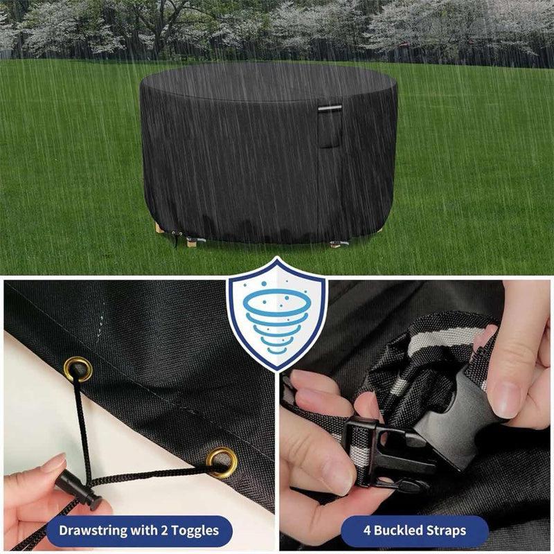 Heavy-Duty Outdoor Furniture Cover with Air Vent – Protects Against Rain, UV Rays