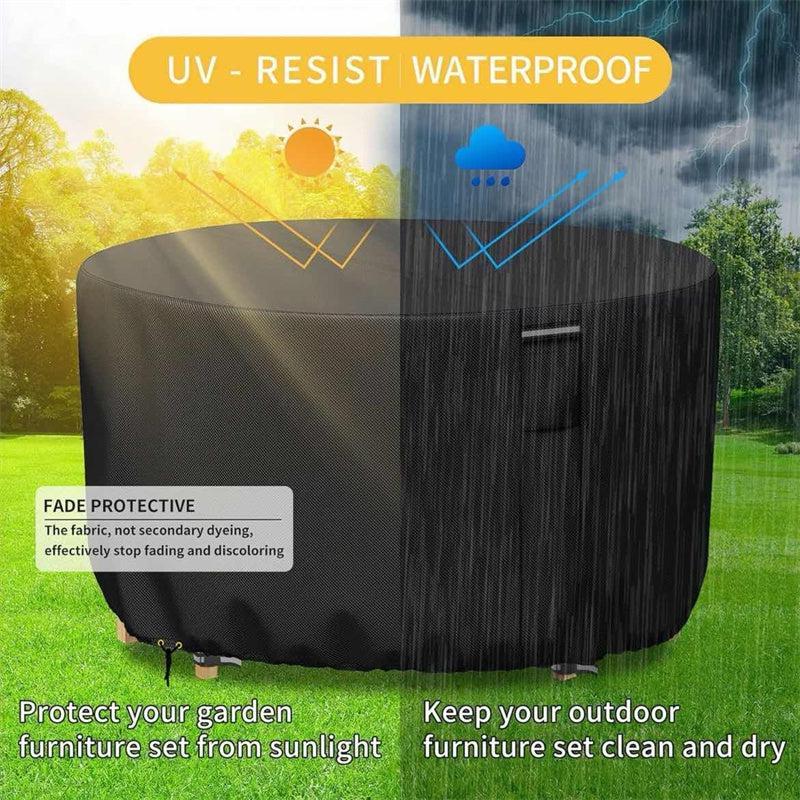 Heavy-Duty Outdoor Furniture Cover with Air Vent – Protects Against Rain, UV Rays