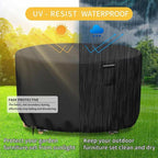 Heavy-Duty Outdoor Furniture Cover with Air Vent – Protects Against Rain, UV Rays