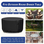 Heavy-Duty Outdoor Furniture Cover with Air Vent – Protects Against Rain, UV Rays