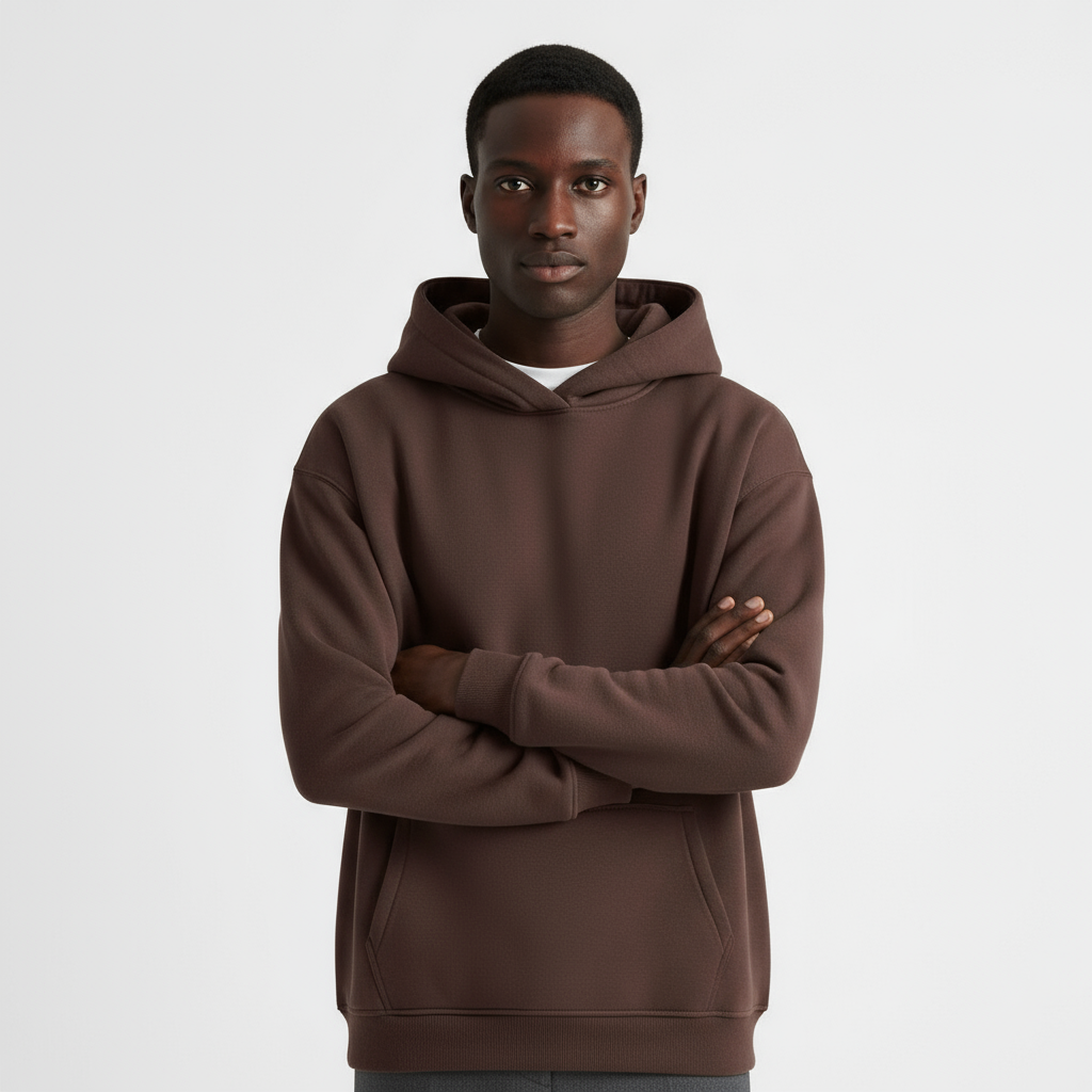Heavyweight Cotton Men's Hoodie | Essential Casual Wear for Comfort and Warmth | Ideal for Everyday Use