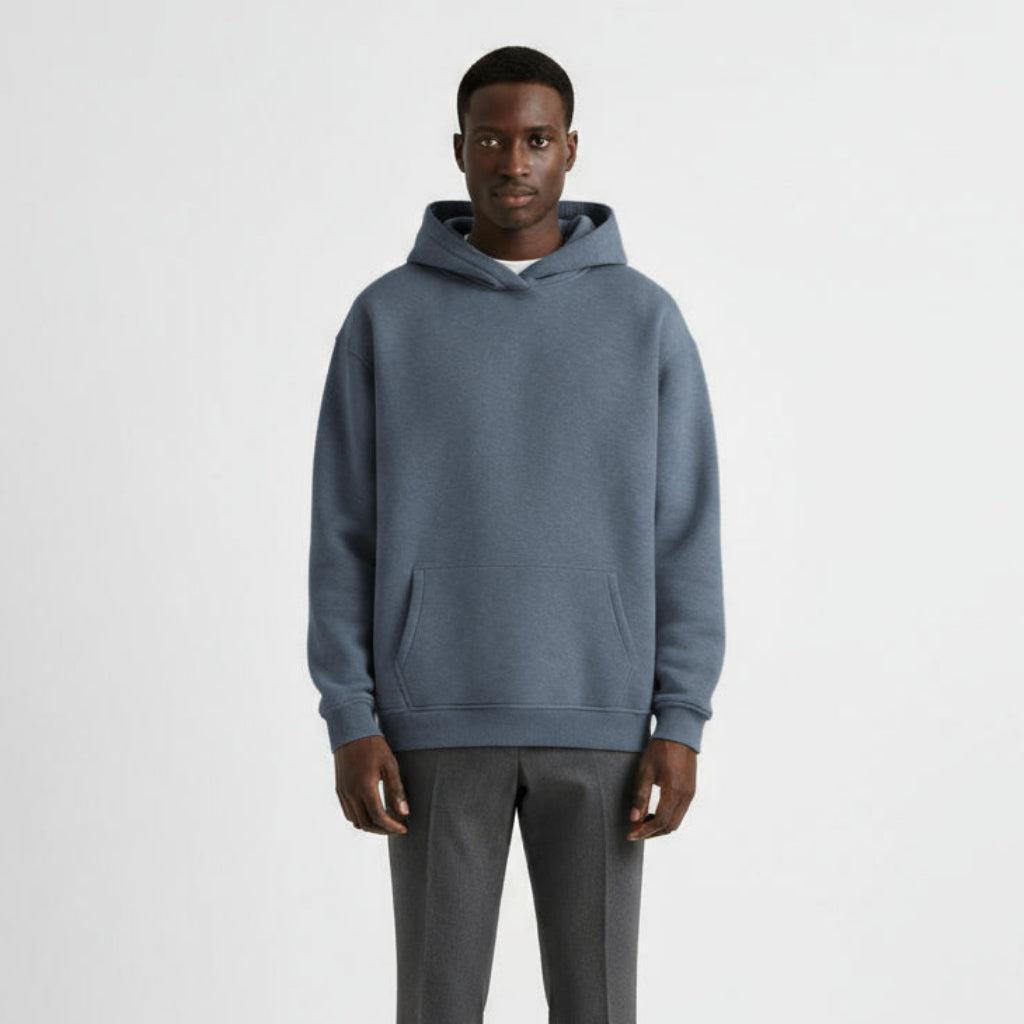 Heavyweight Cotton Men's Hoodie | Essential Casual Wear for Comfort and Warmth | Ideal for Everyday Use