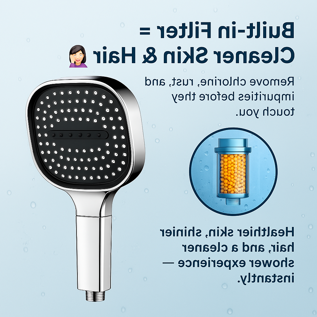 High Pressure Shower Head with Turbo Boost Technology – Home Spa, Daily Refresh
