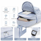 High School Backpack for Both Genders - Spacious and Stylish