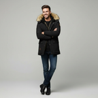 Insulated Winter Jacket for Men | Waterproof, Warm Design | Perfect for Cold Weather Outdoor Activities