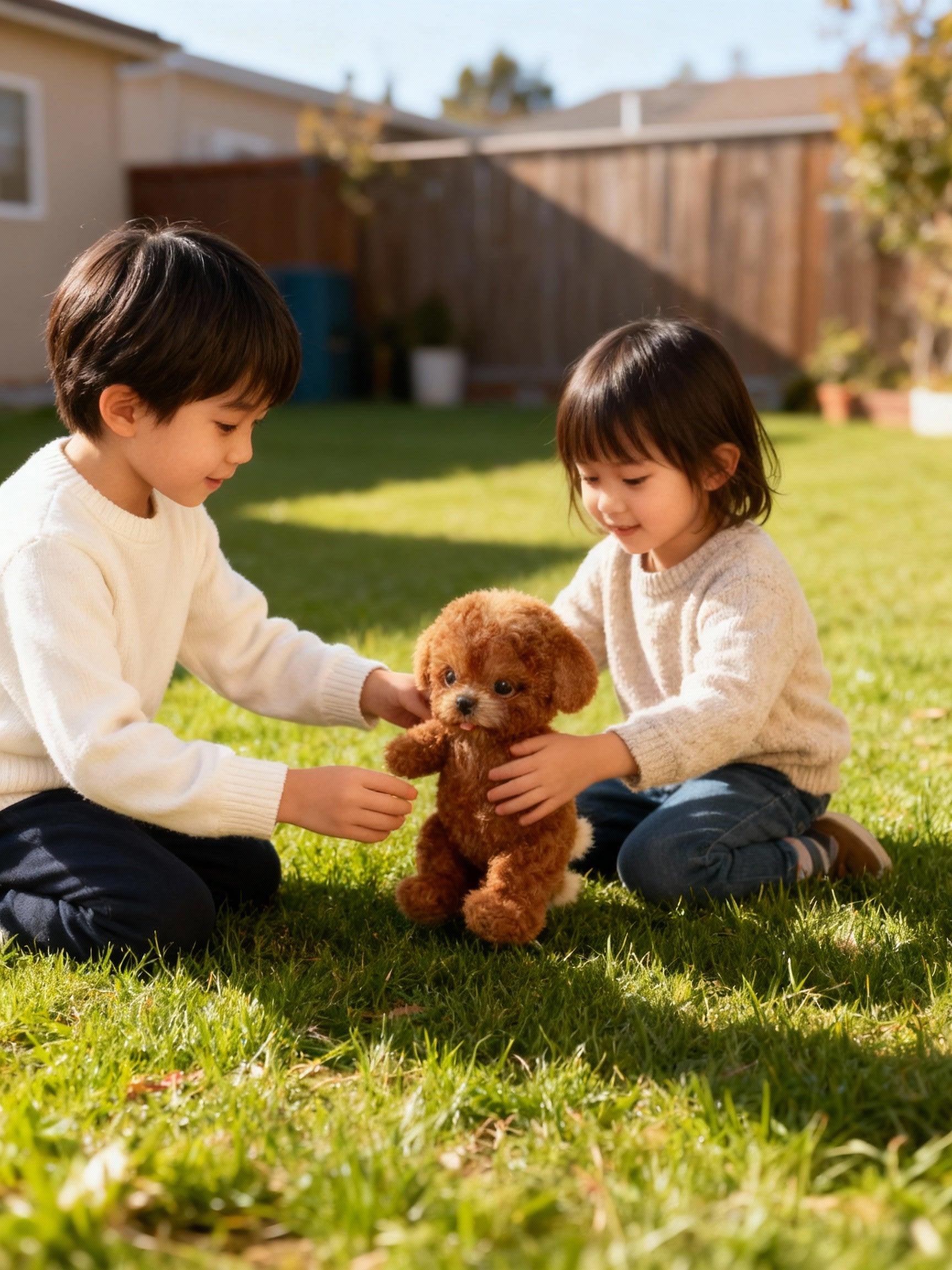 Interactive Robot Puppy Toy | Plush, Battery-Operated | Walks & Barks – Gift, Learning