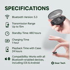 Invisible Wireless Sleep Headphones – Sleep, Travel