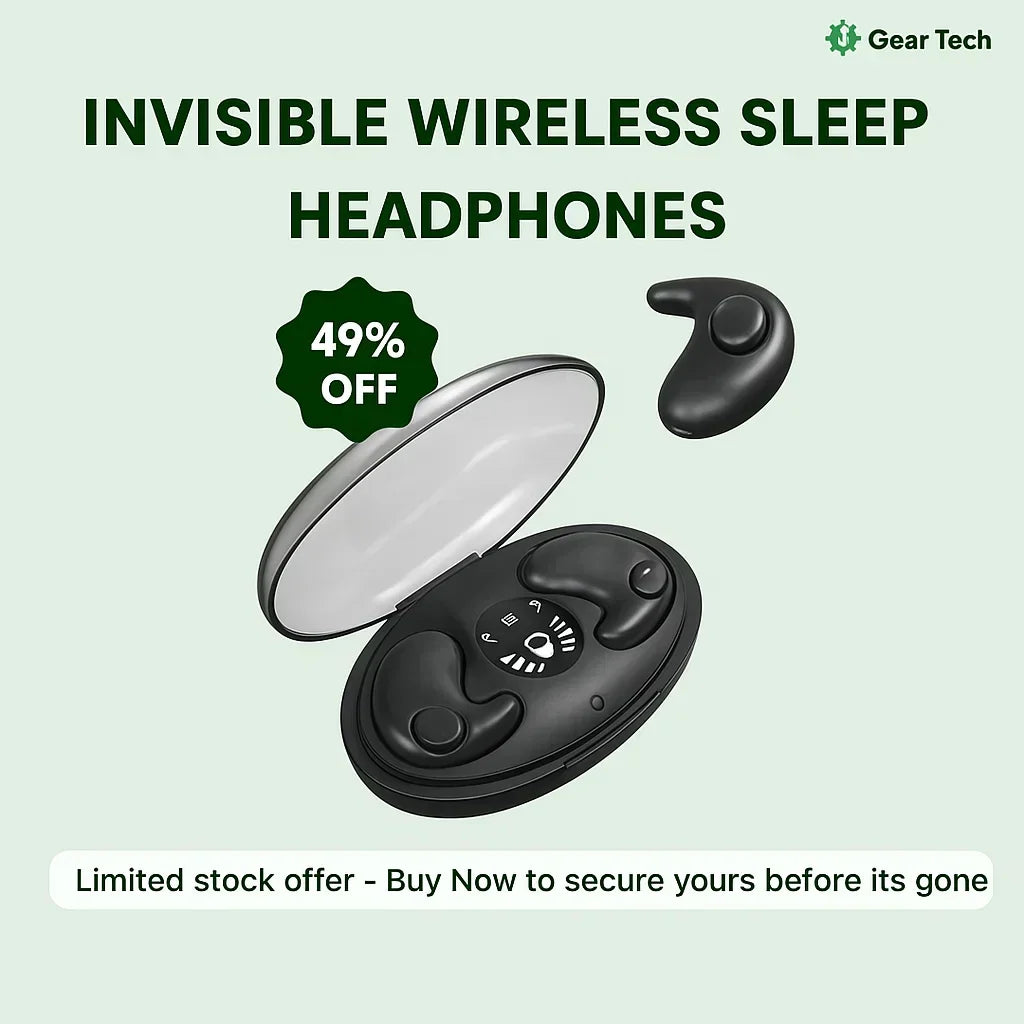 Invisible Wireless Sleep Headphones – Sleep, Travel